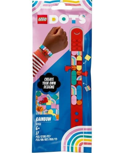 Конструктор LEGO DOTS Гривна Rainbow с талисмани 41953