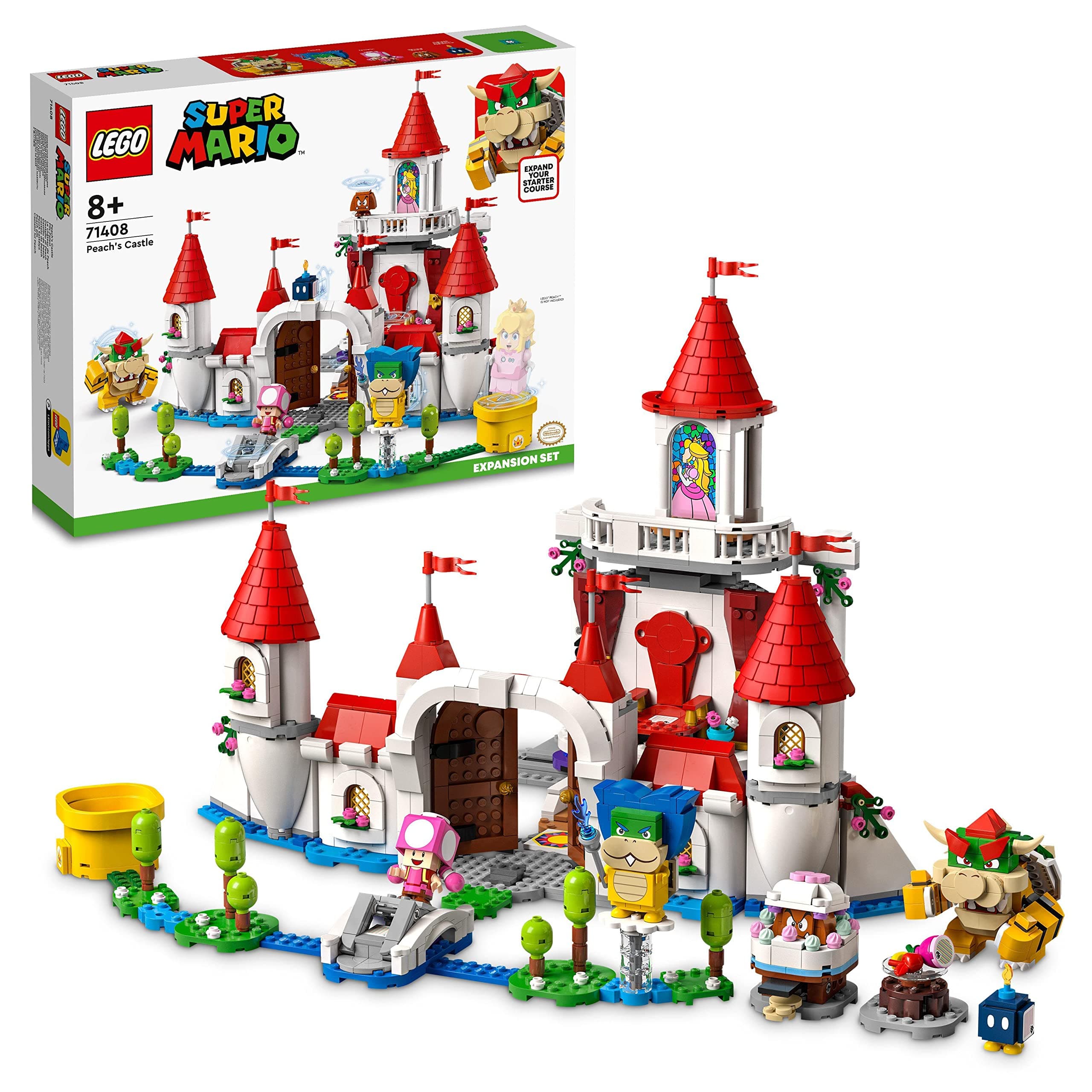 Конструктор LEGO Super Mario Комплект с допълнения Замъкът на Принцеса Праскова 71408