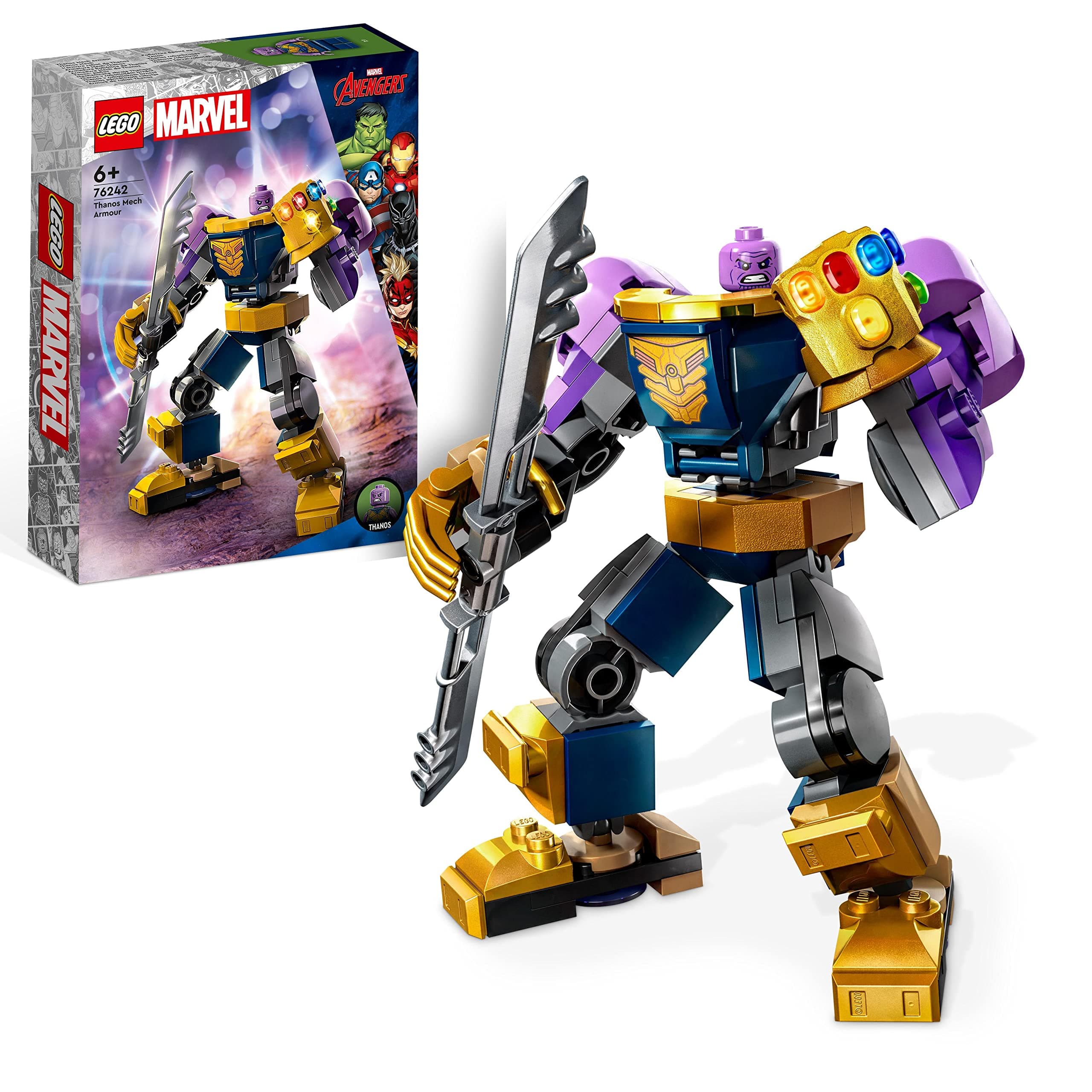 Конструктор LEGO Marvel Avengers Роботска броня на Танос 76242