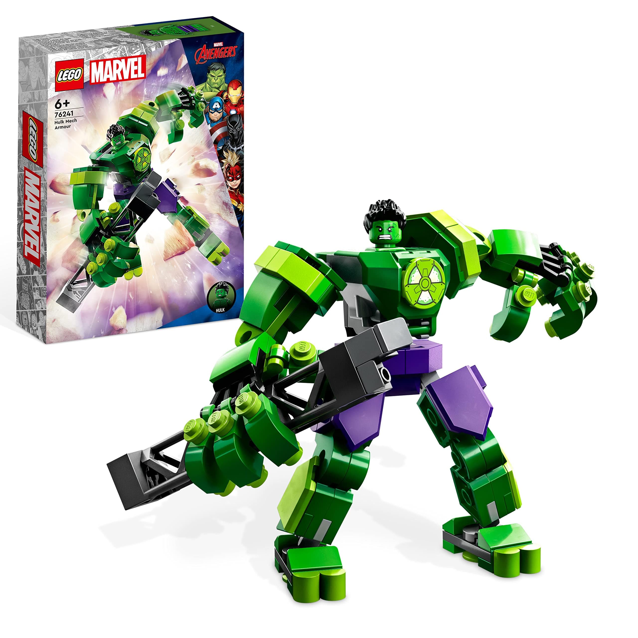 Конструктор LEGO Marvel Avengers Роботската броня на Хълк 76241