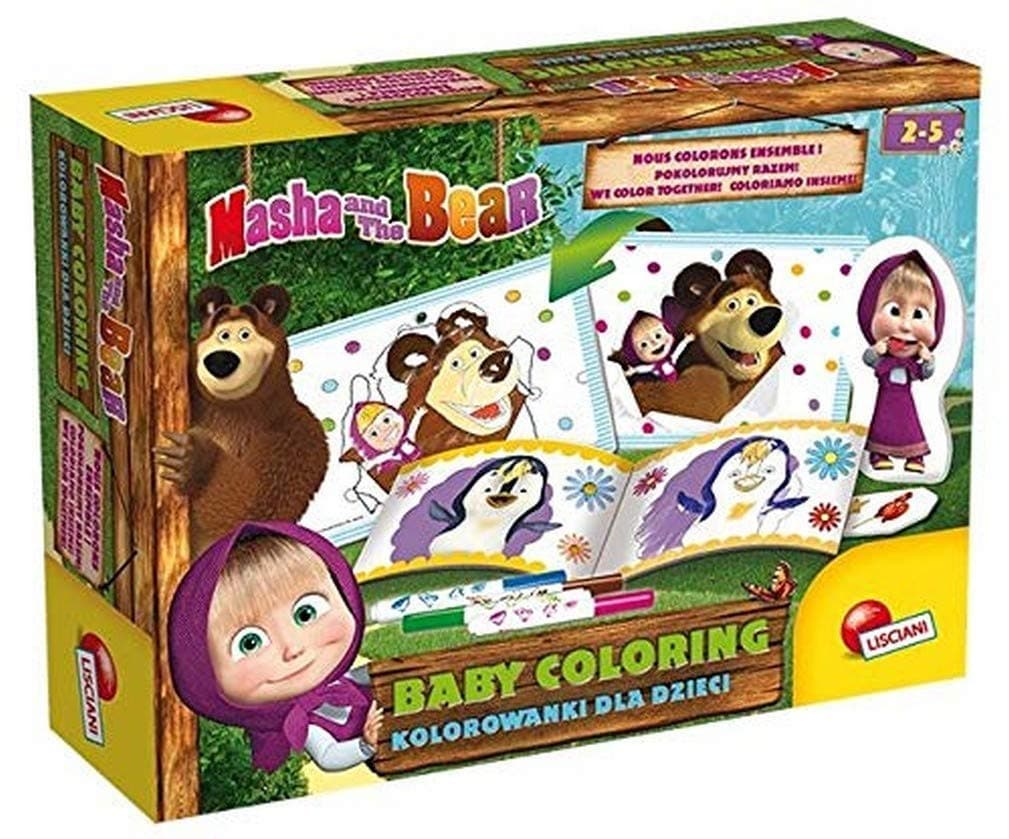 Комплект за оцветяване Lisciani Masha and the Bear 78059