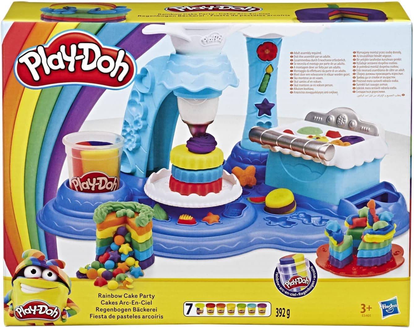 Творчески комплект Hasbro Play-Doh Rainbow Cake Party