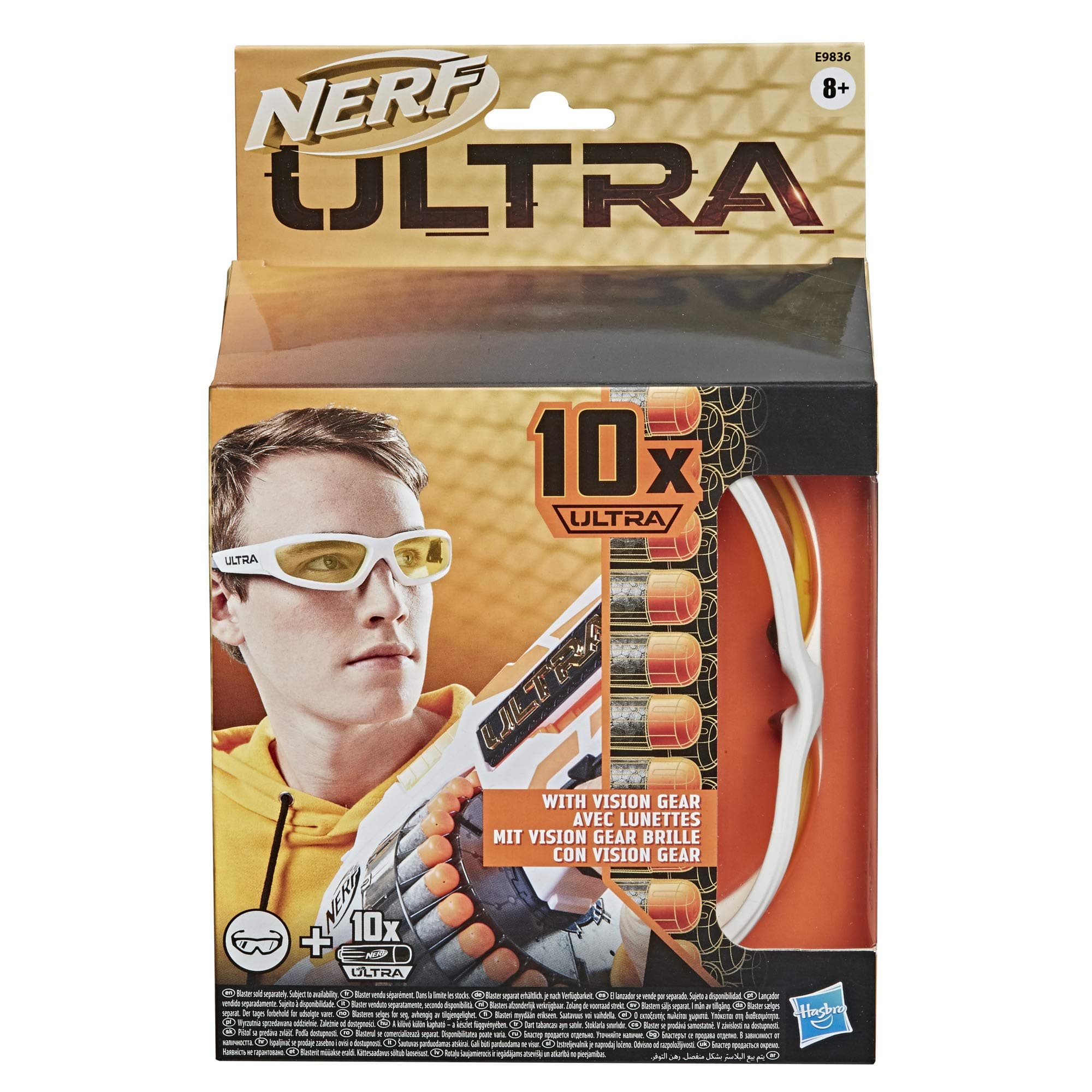 Игрален комплект Hasbro Nerf Ultra,10 патрона и очила Ultra Vision