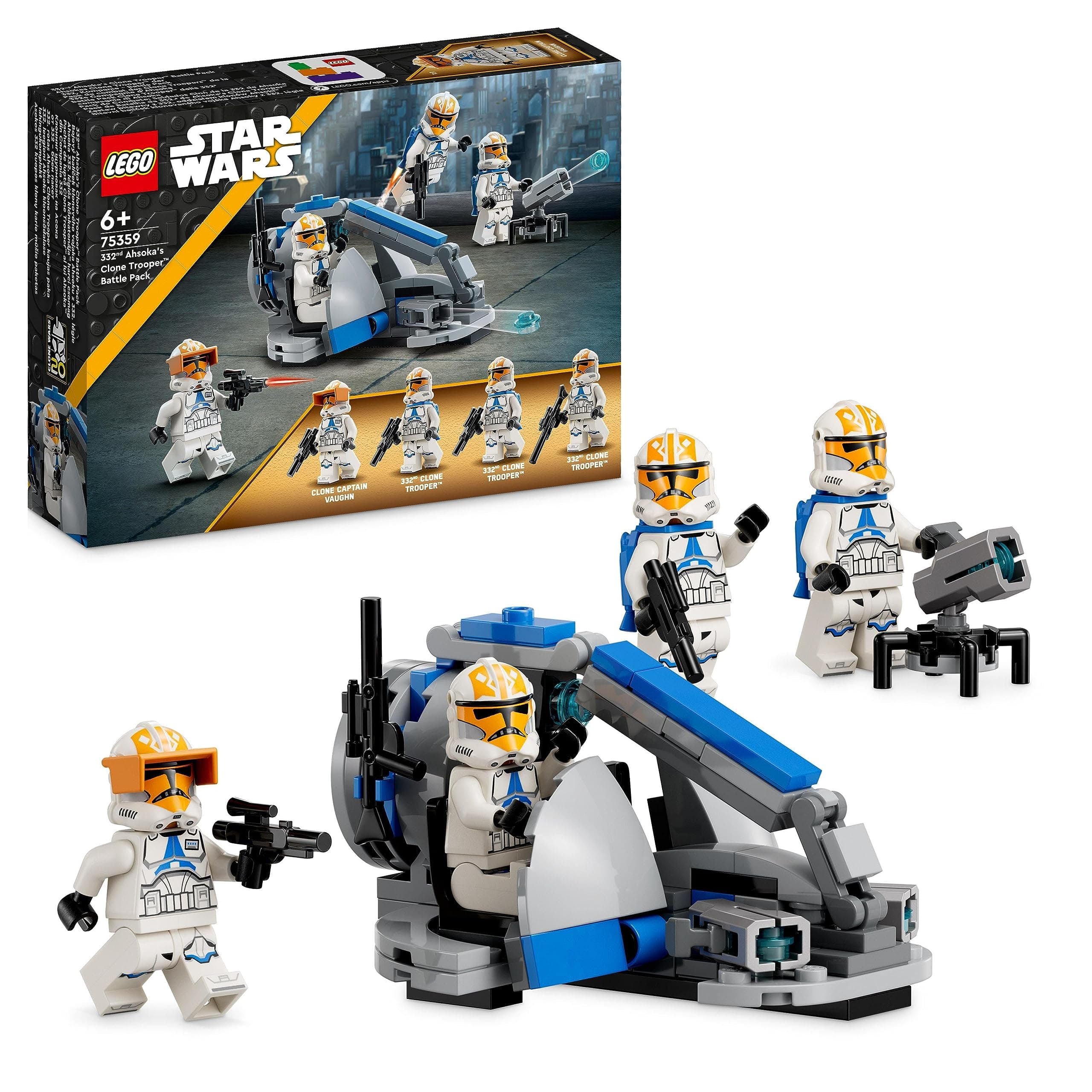 Конструктор LEGO Star Wars Боен пакет Clone Trooper на Ahsoka, 75359