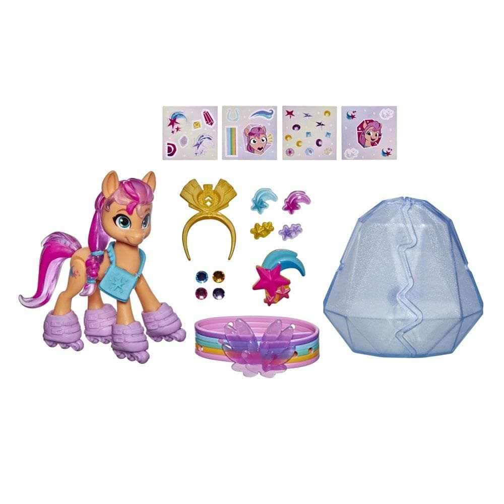 Фигурка Hasbro My Little Pony Sunny Starscout Кристално приключение, с 20 аксесоара