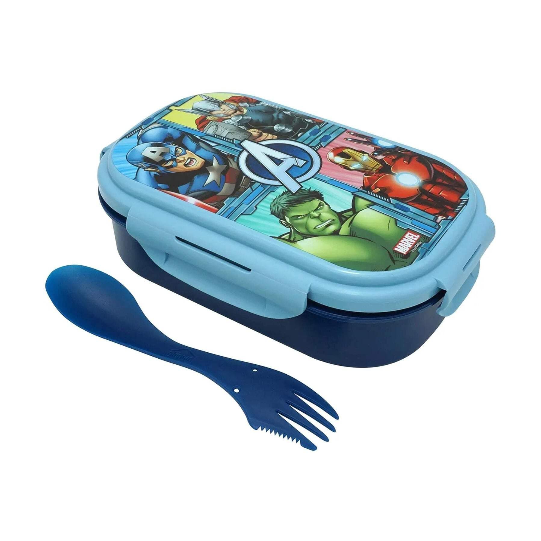 Детска кутия за храна Kids Licensing Avengers с отделения и прибори