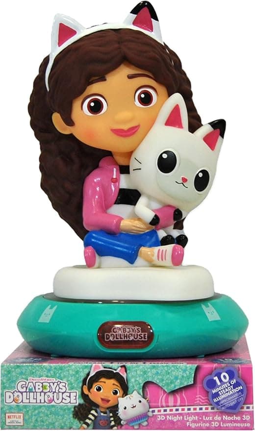 Детска нощна лампа Kids Licensing Gabby's Dollhouse 3D