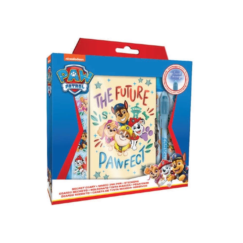 Детски дневник Kids Licensing Paw Patrol The future is pawfect, с магически химикал и стикери