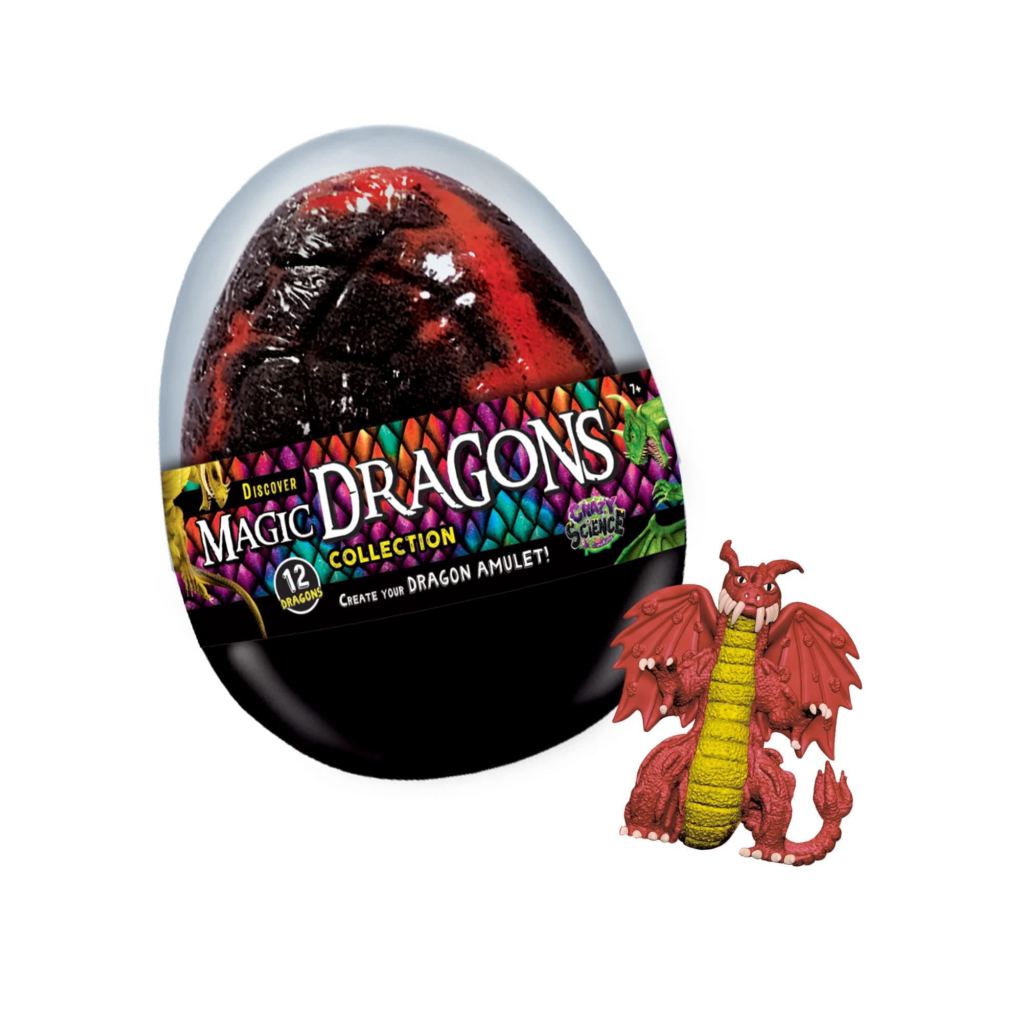 Фигурка изненада Lisciani Crazy Science Magic Dragons, в яйце
