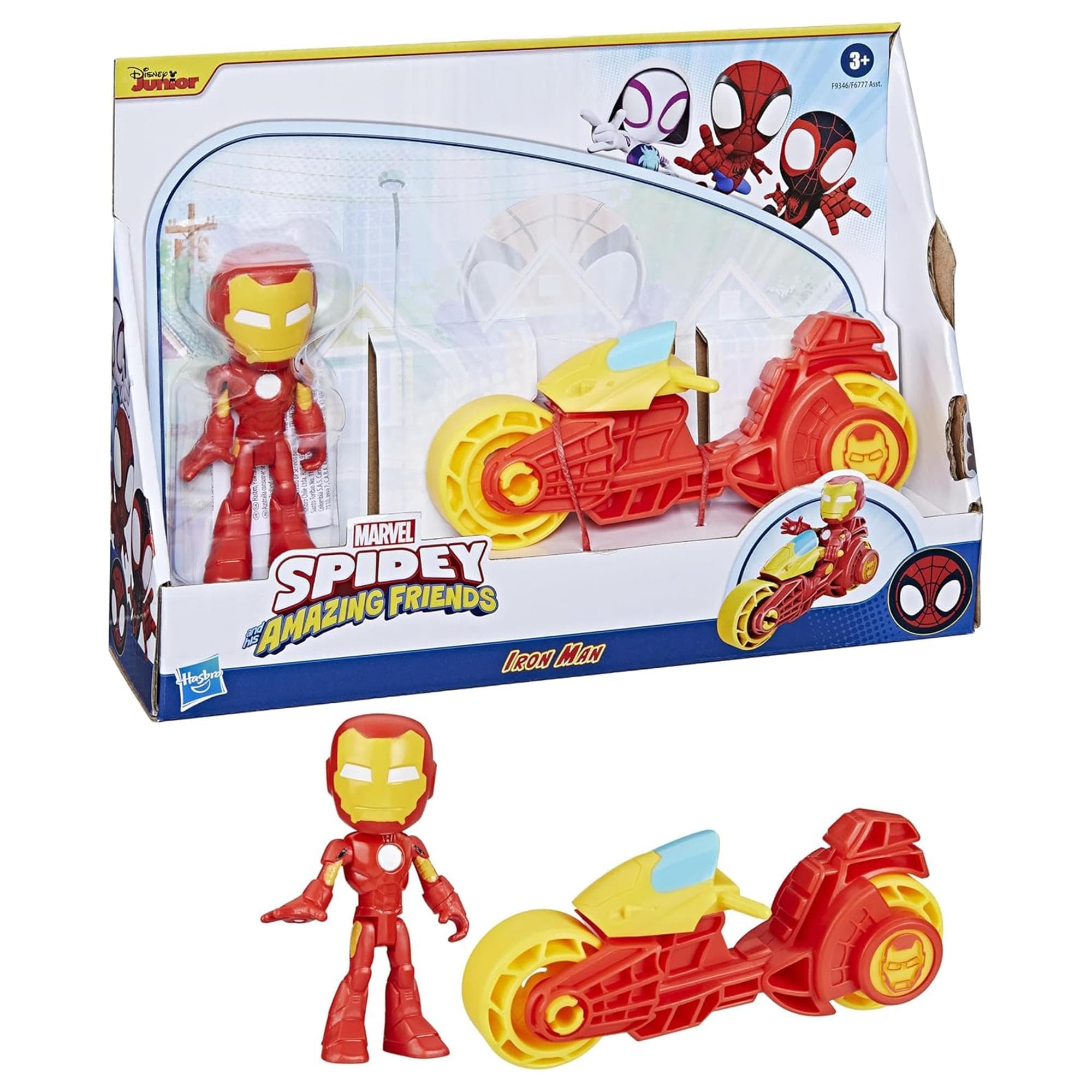 Игрален комплект Hasbro Marvel Spidey Iron Man фигура с мотор 10 см, F9346