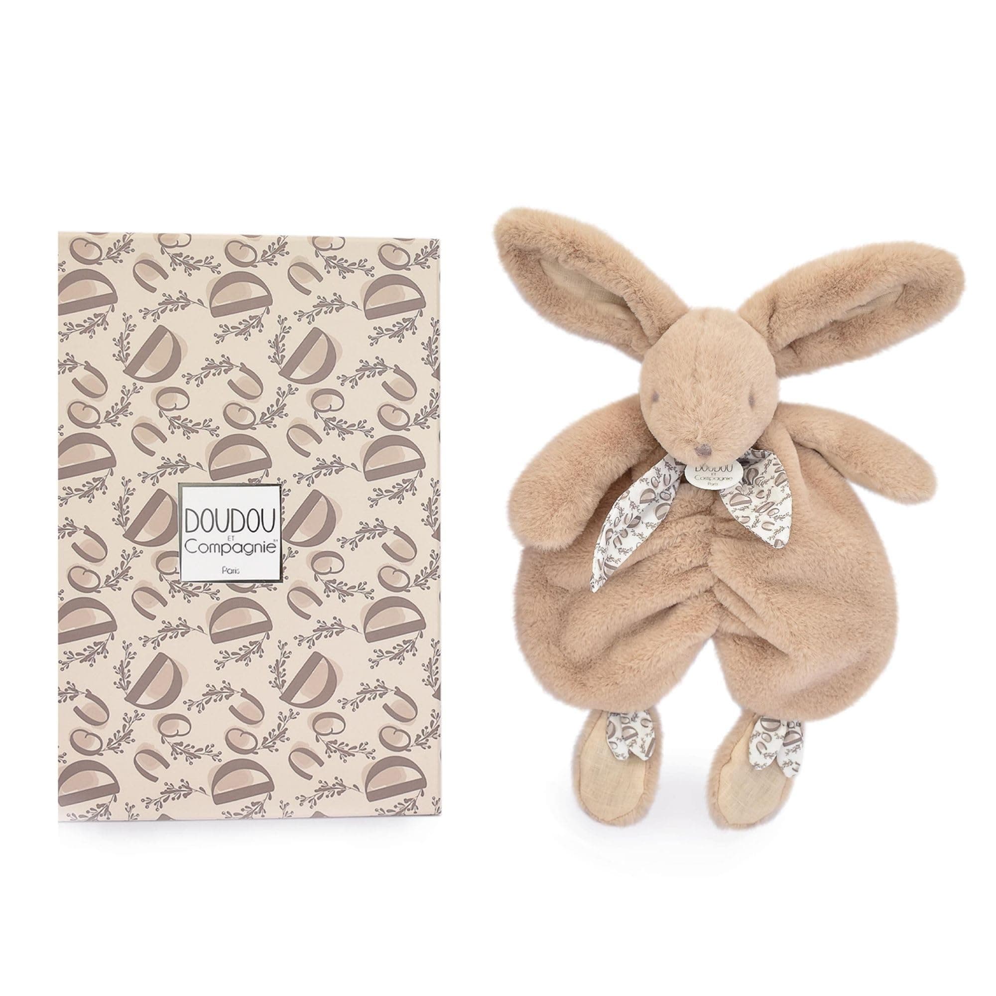 Плюшена играчка за гушканe Doudou заек 29 см, DC4150