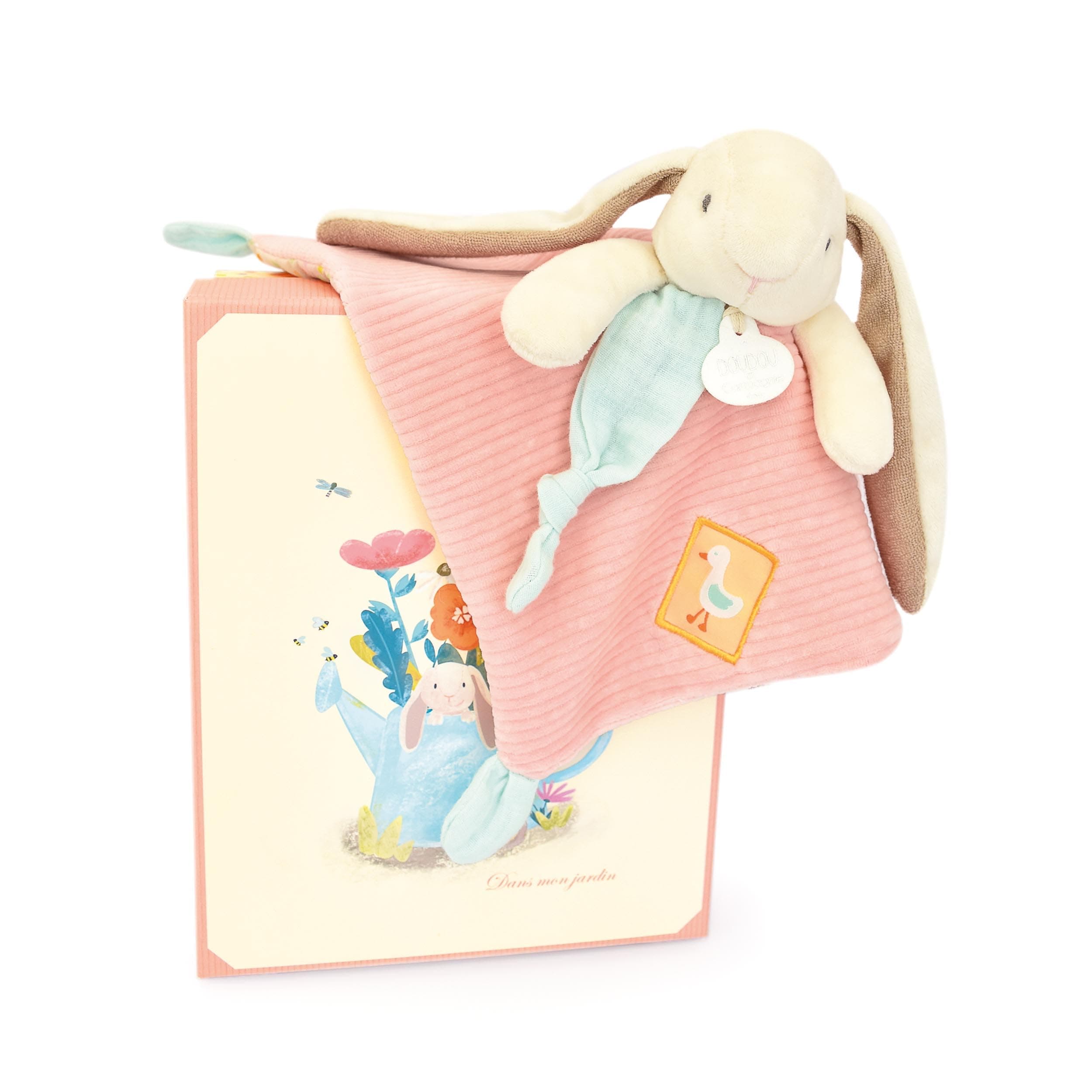 Плюшена играчка за гушкане Doudou заек 27 см, DC4207