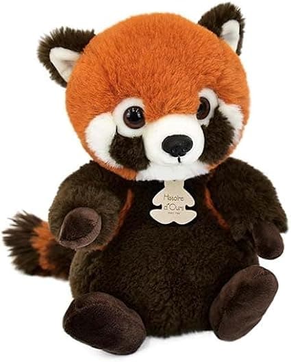 Плюшена играчка Doudou Histoire d'Ours червена панда 20 см, HO3273