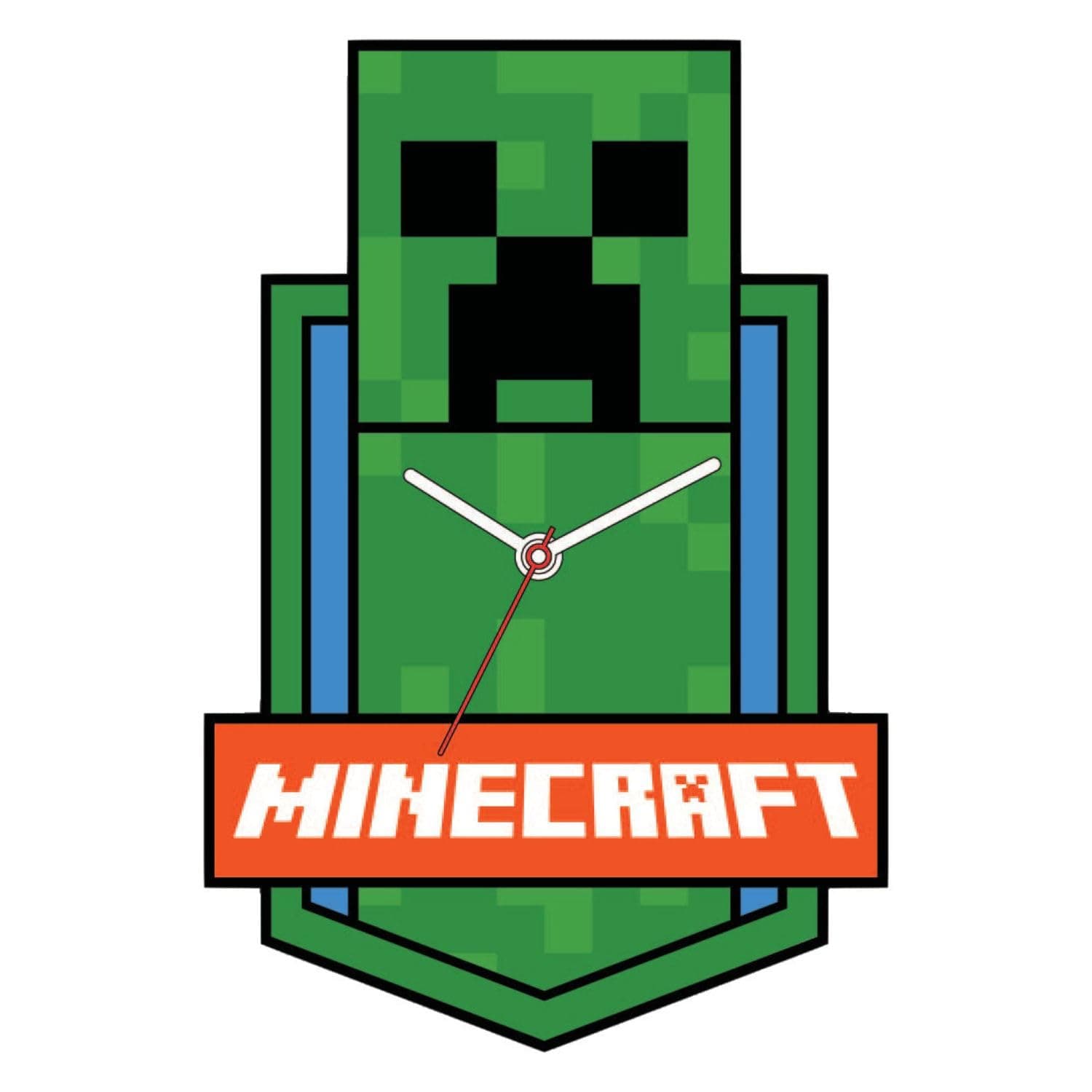 Детски стенен часовник Kids Licensing Minecraft Creeper