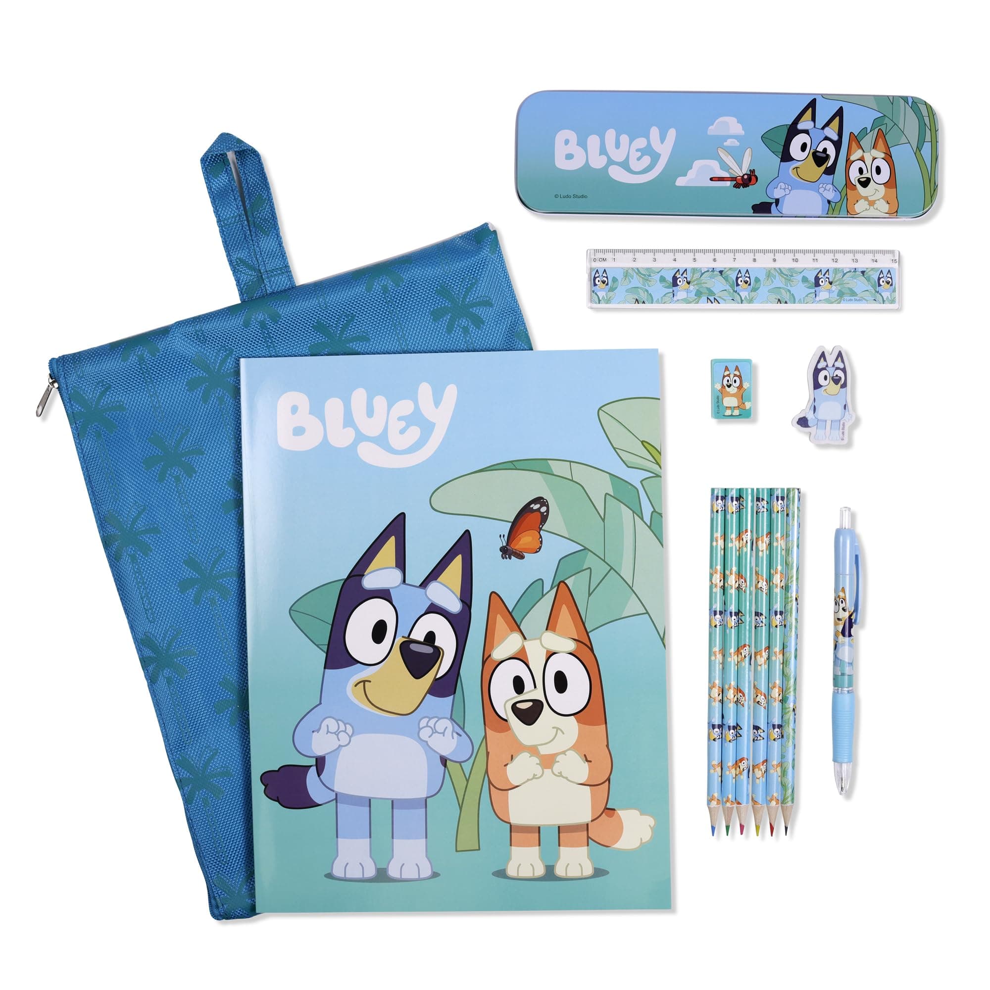 Комплект за училище Kids Licensing Bluey, 12 части