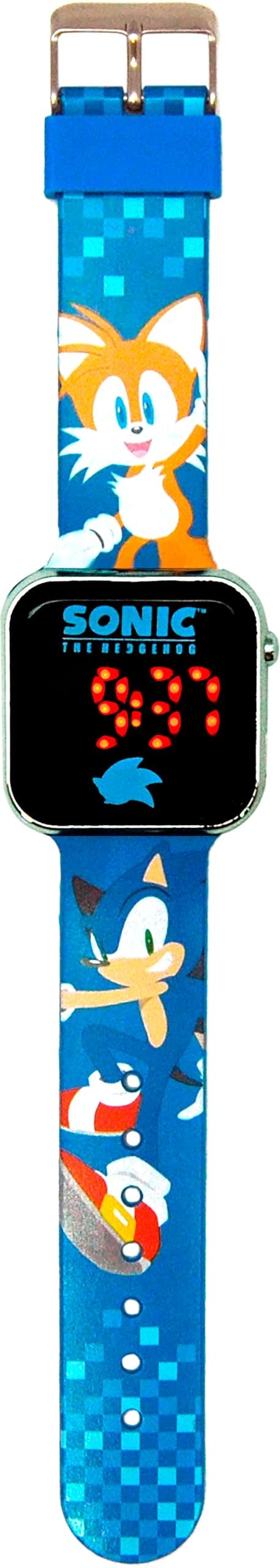 Детски LED часовник Kids Licensing Sonic The Hedgehog