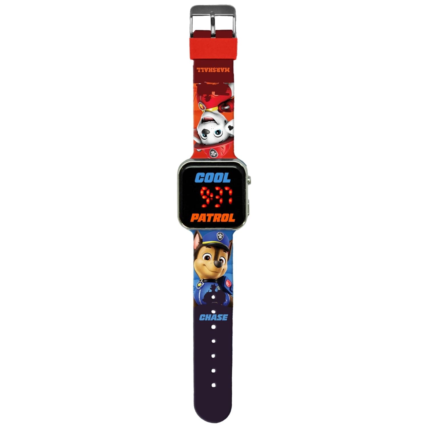 Детски LED часовник Kids Licensing Paw Patrol, Chase и Marshall