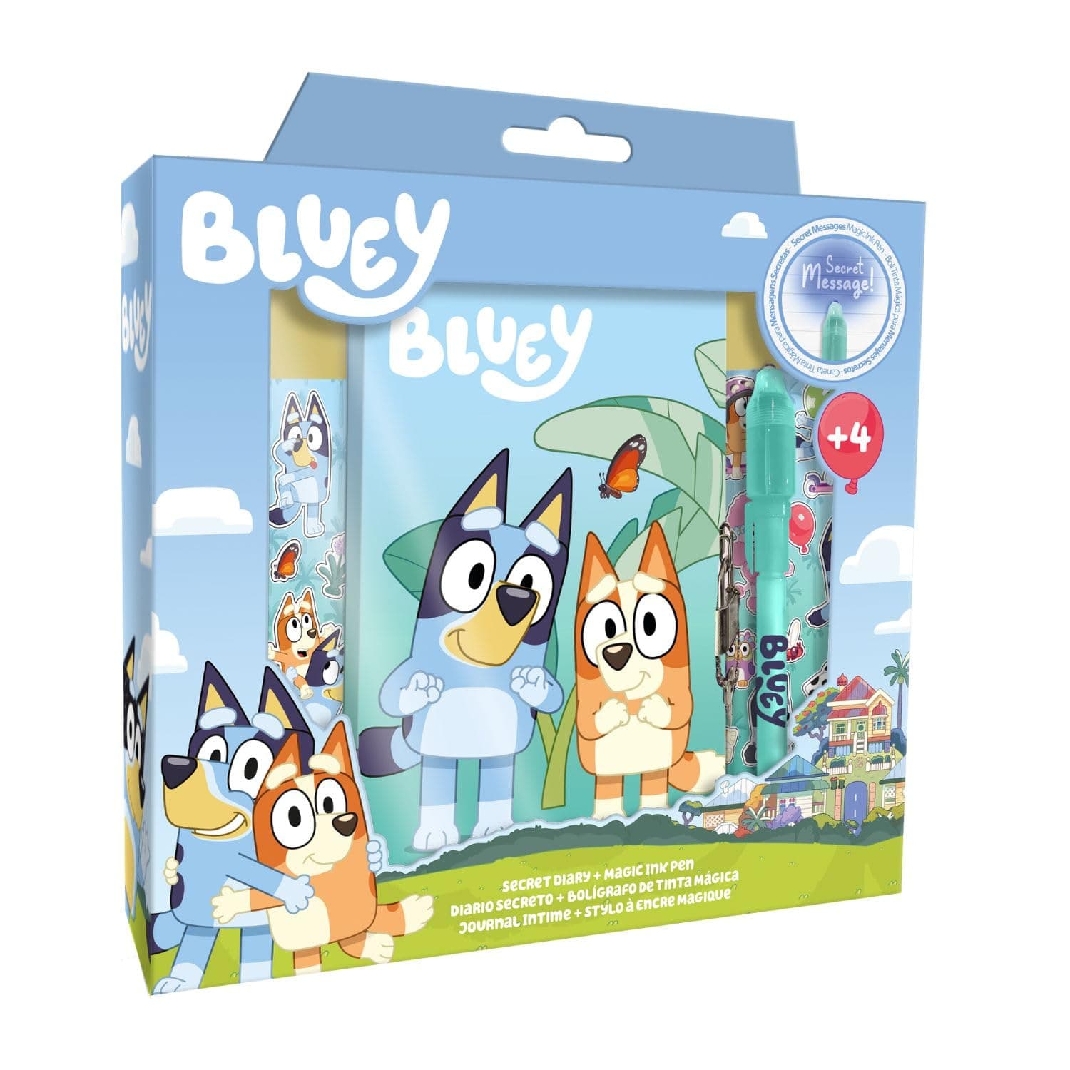 Детски дневник Kids Licensing Bluey, с магически химикал и стикери