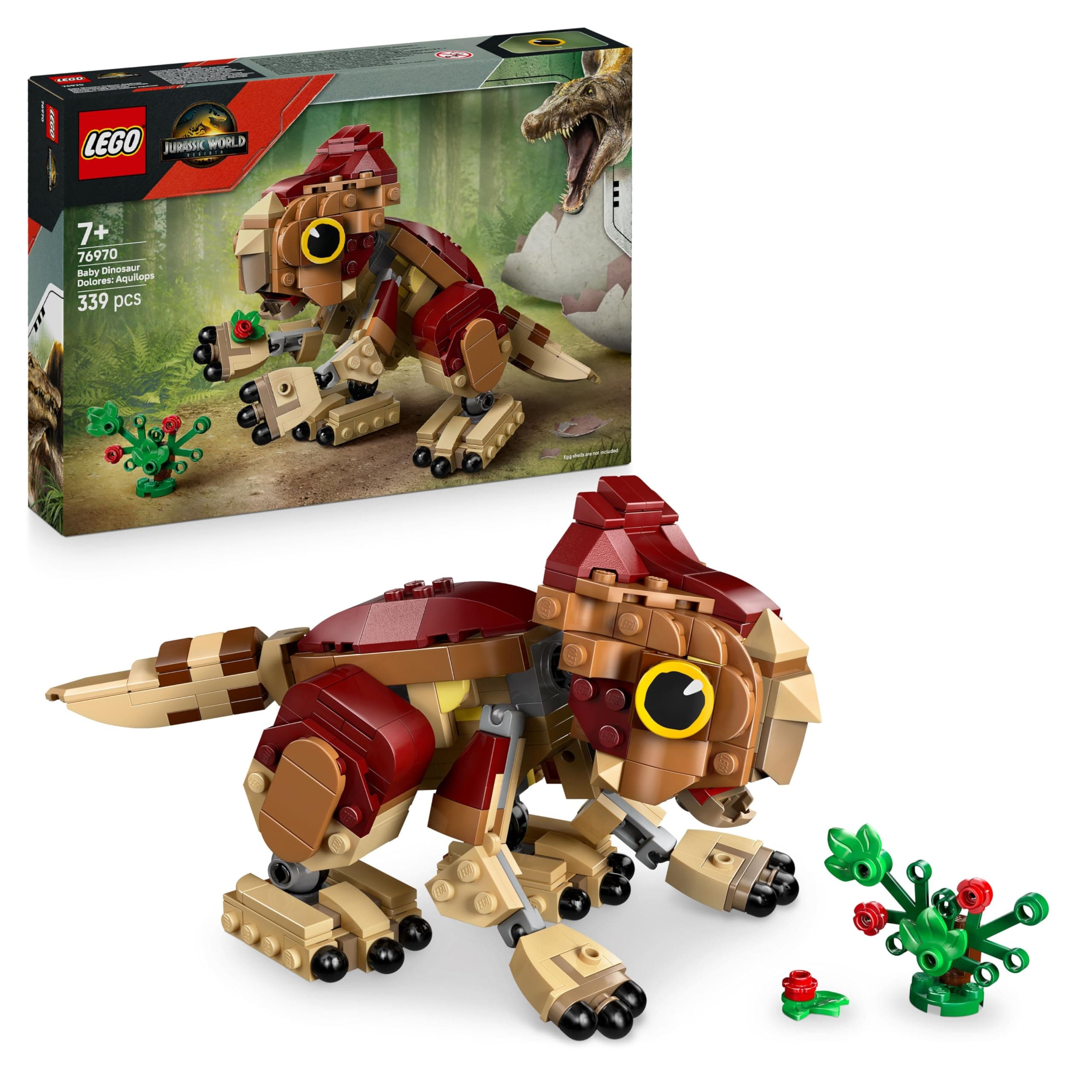 Конструктор LEGO Jurassic World Бебето динозавър Долорес Аквилопс, 76970