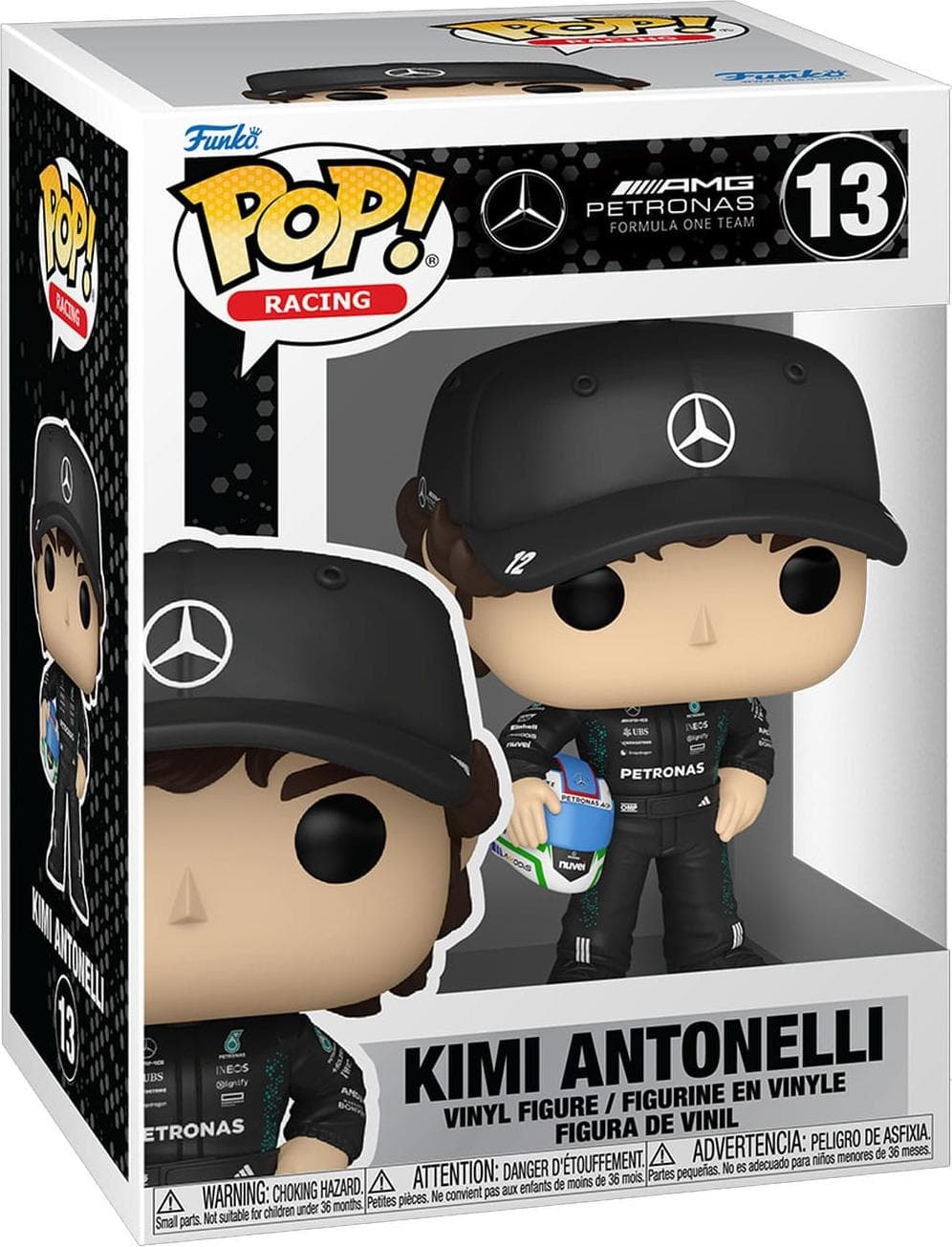 Фигурка Funko Pop! Racing: Mercedes AMG Petronas Formula One Team - Kimi Antonelli #13