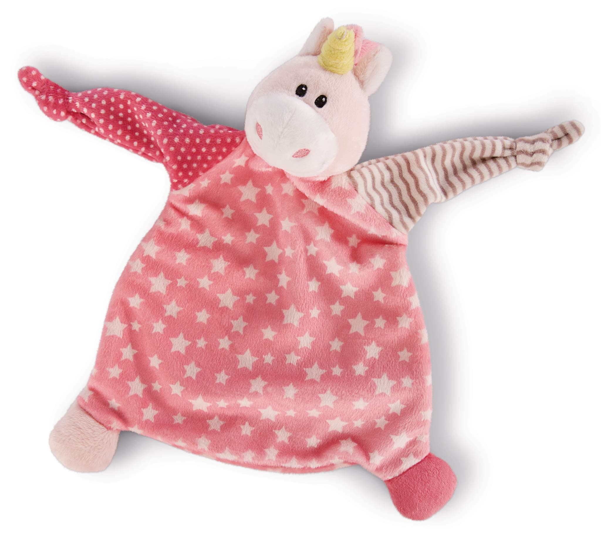 NICI Мека кърпичка за гушкане Еднорог, 25х25см. 0+ мес.