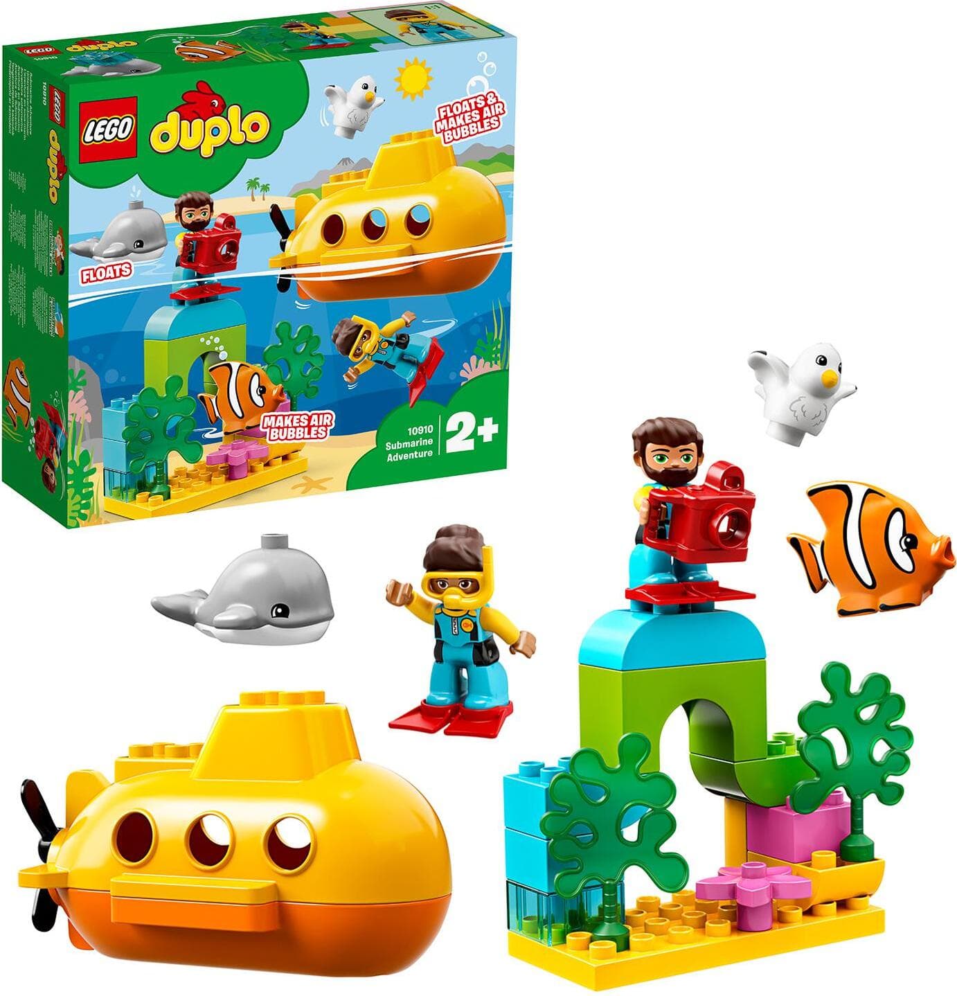 Конструктор LEGO приключение с подводница - LEGO Duplo Submarine Adventure 10910