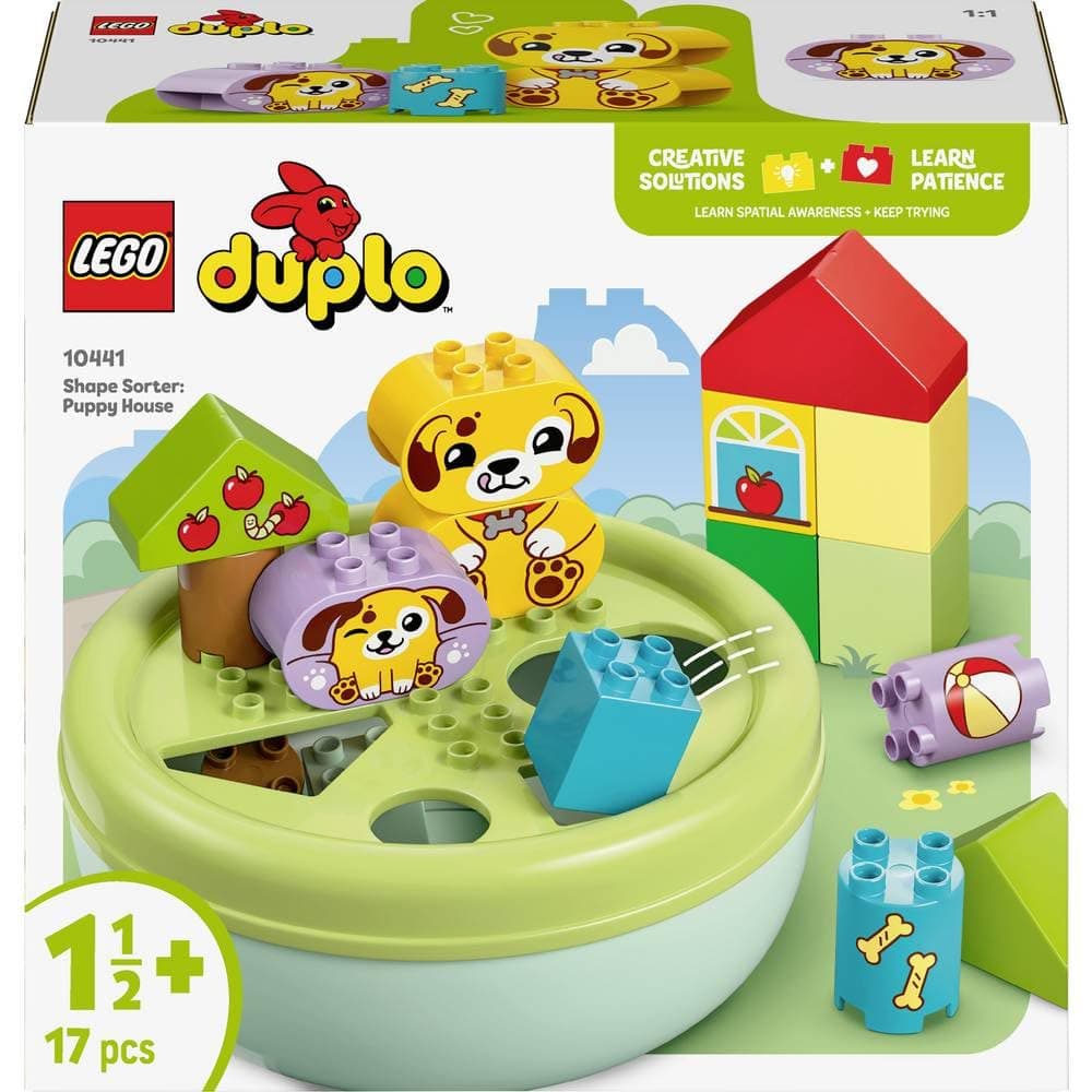 LEGO® DUPLO® 10441 - Сортер с формички: Къща за кученца