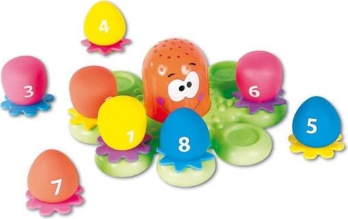 Детска играчка за баня - Tomy AquaFun Octopals (шарен)
