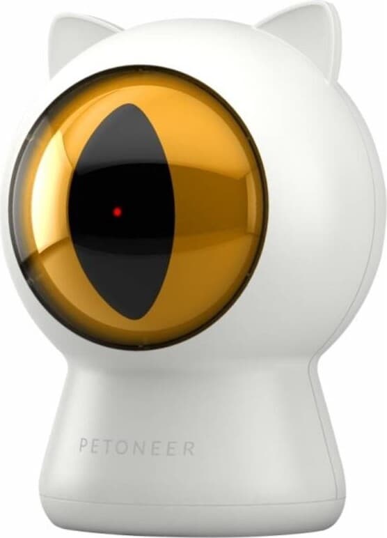 Интерактивна играчка за котки - Petoneer Smart Dot Laser Interactive Cat Toy (бял)
