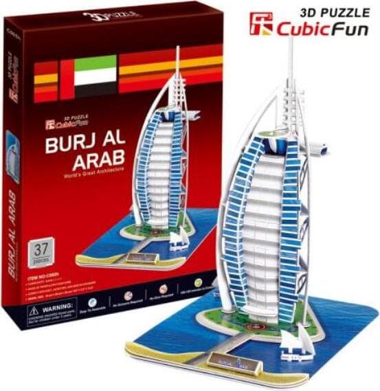CubicFun 3D Пъзел BURJ AL ARAB C065h