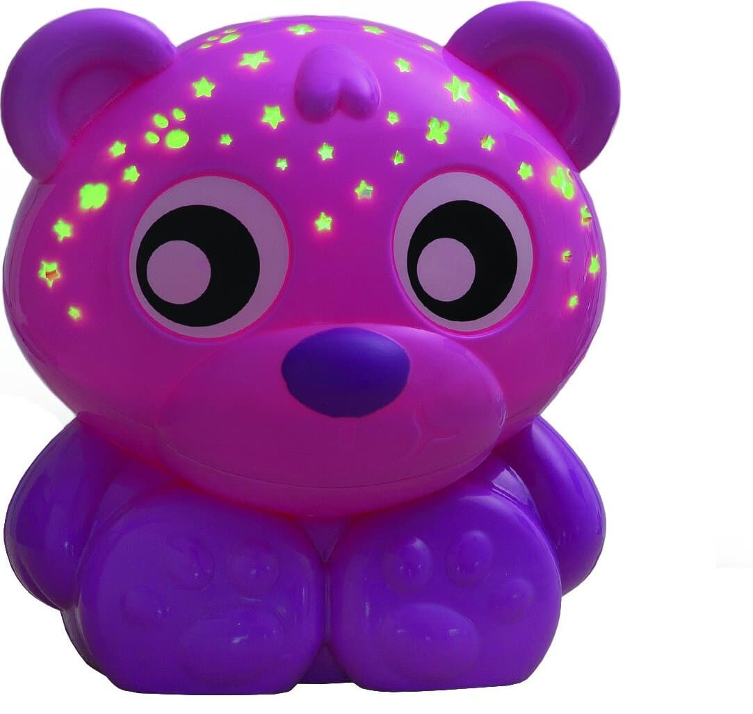 PLAYGRO Проектор и нощна лампа Мече "Лека нощ", розово 0м+ 0186422