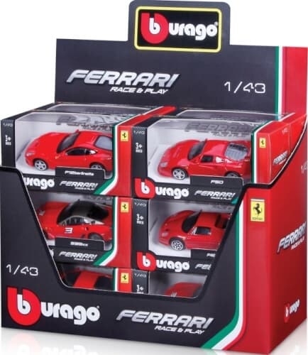 Bburago Ferrari - модел на кола 1:43, асортимент
