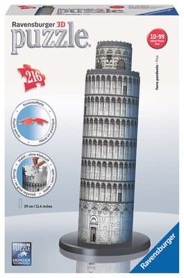 3D Пъзел Ravensburger 216 ел. - Кулата в Пиза