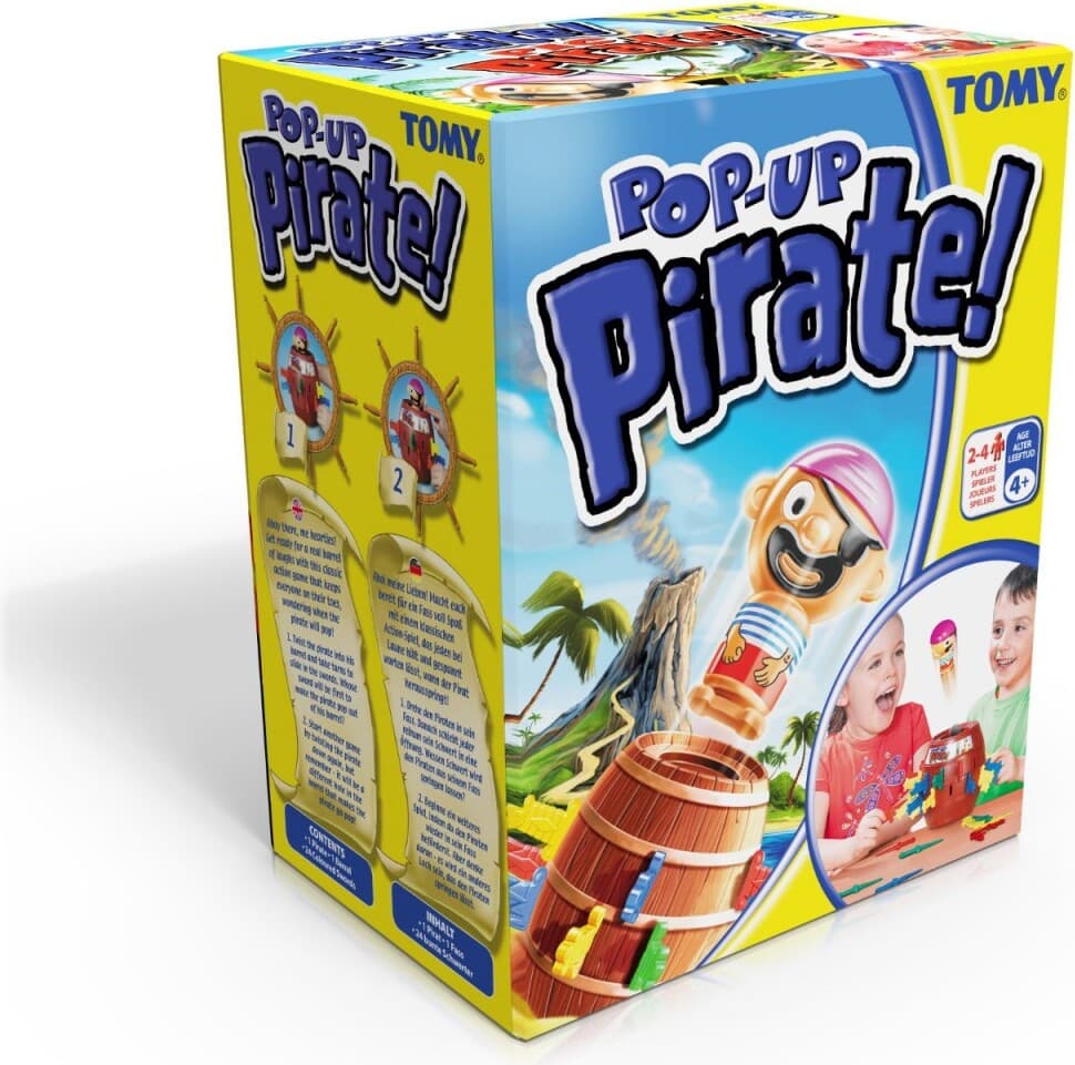Настолна игра Изскачащият пират, Tomy Games