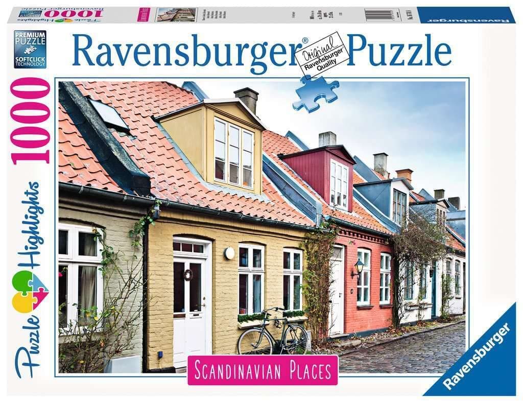 Пъзел Ravensburger 1000 ел. - Арихуус, Дания