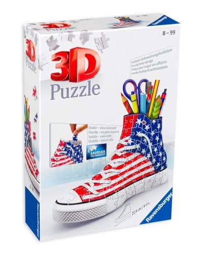 3D Пъзел Ravensburger 108 ел. - Моливник: Американски стил