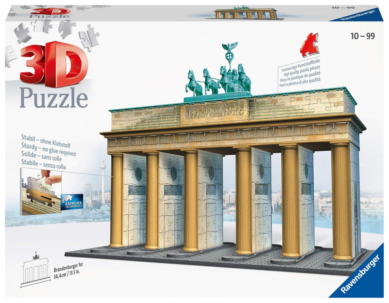 3D Пъзел Ravensburger 324 ел. - Бранденбургска врата