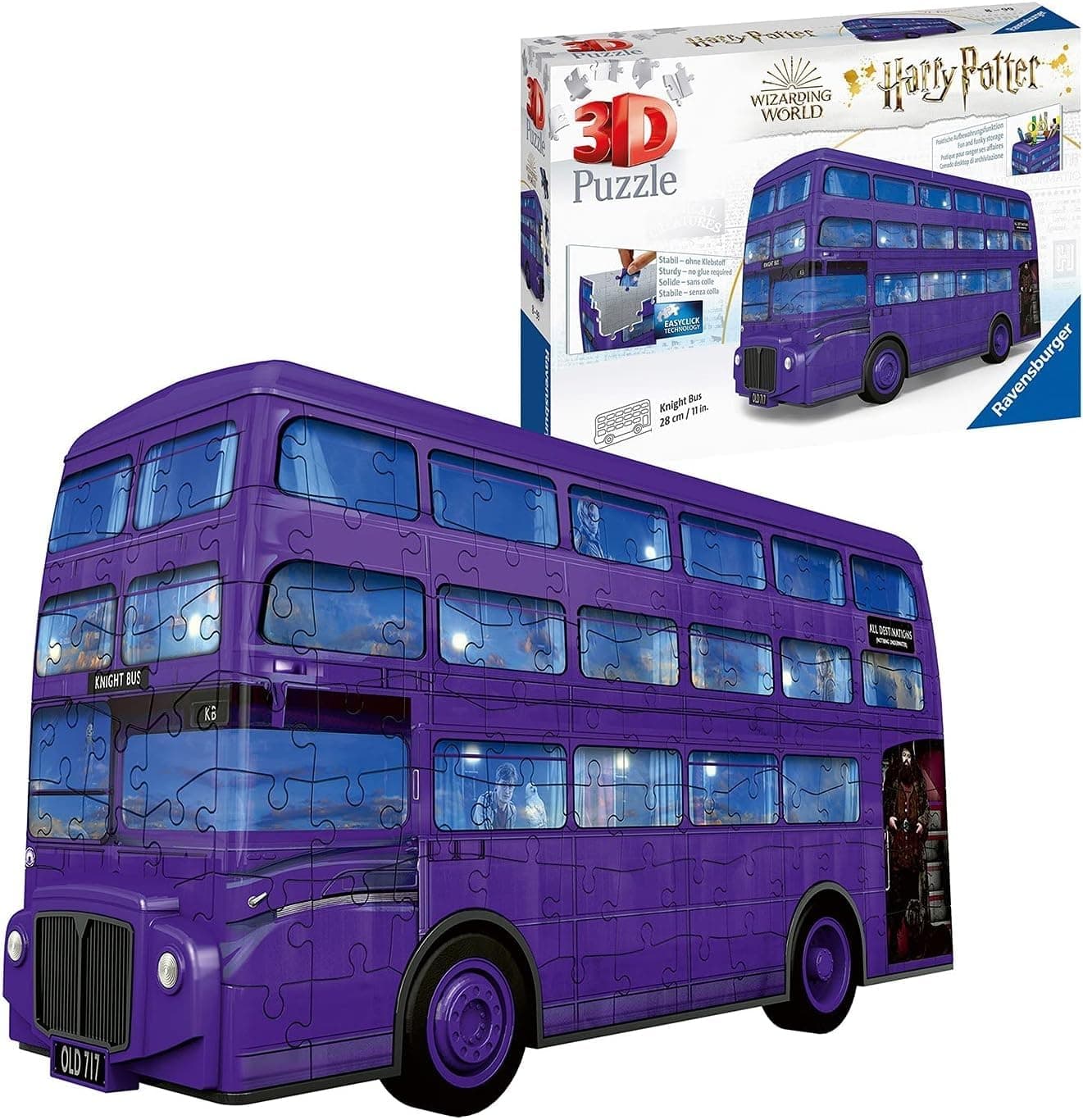 3D Пъзел Ravensburger 216 ел. - Автобусът на Хари Потър