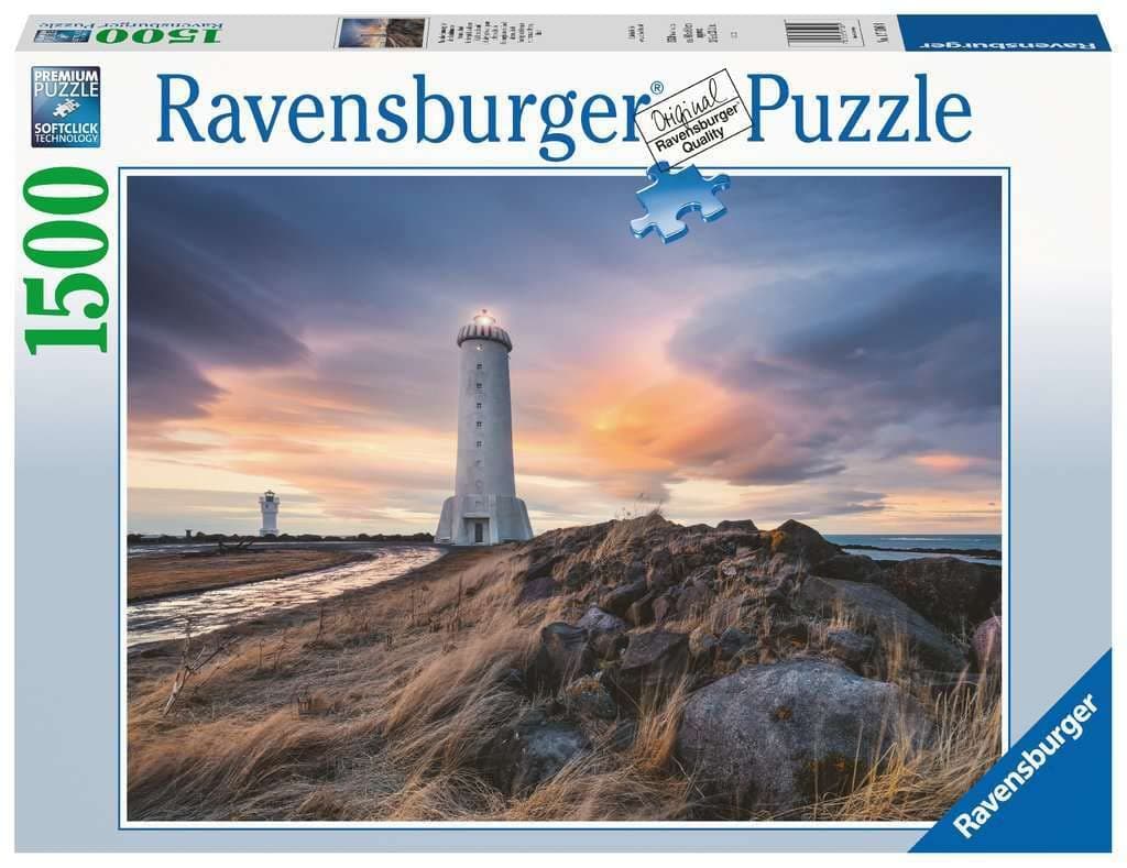 Пъзел Ravensburger 1500 ел. - Фар в Акранес