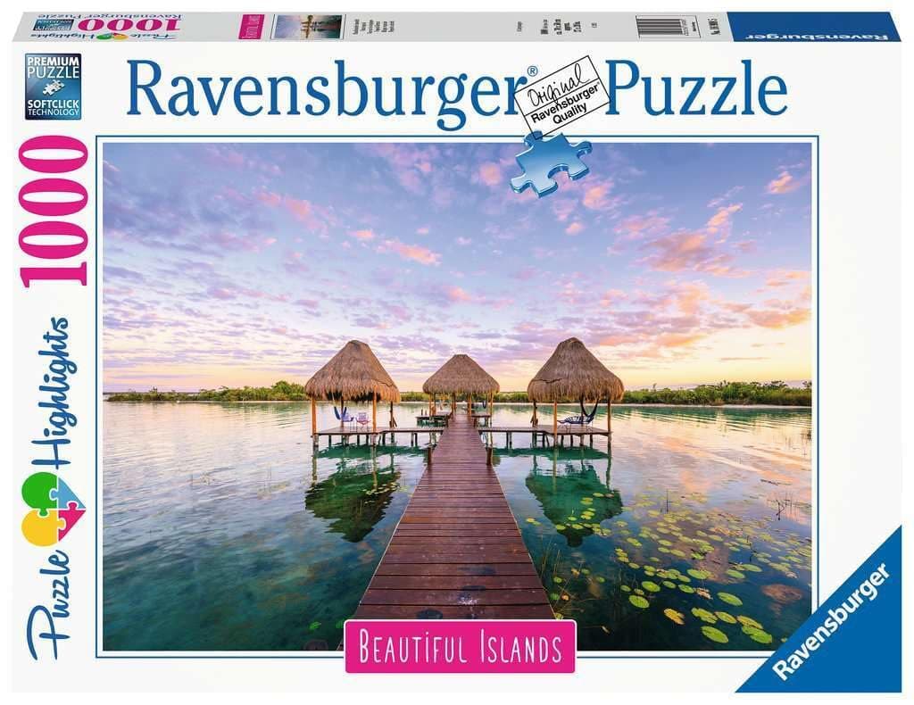 Пъзел Ravensburger 1000 ел. - Красиви острови: Тропическа гледка