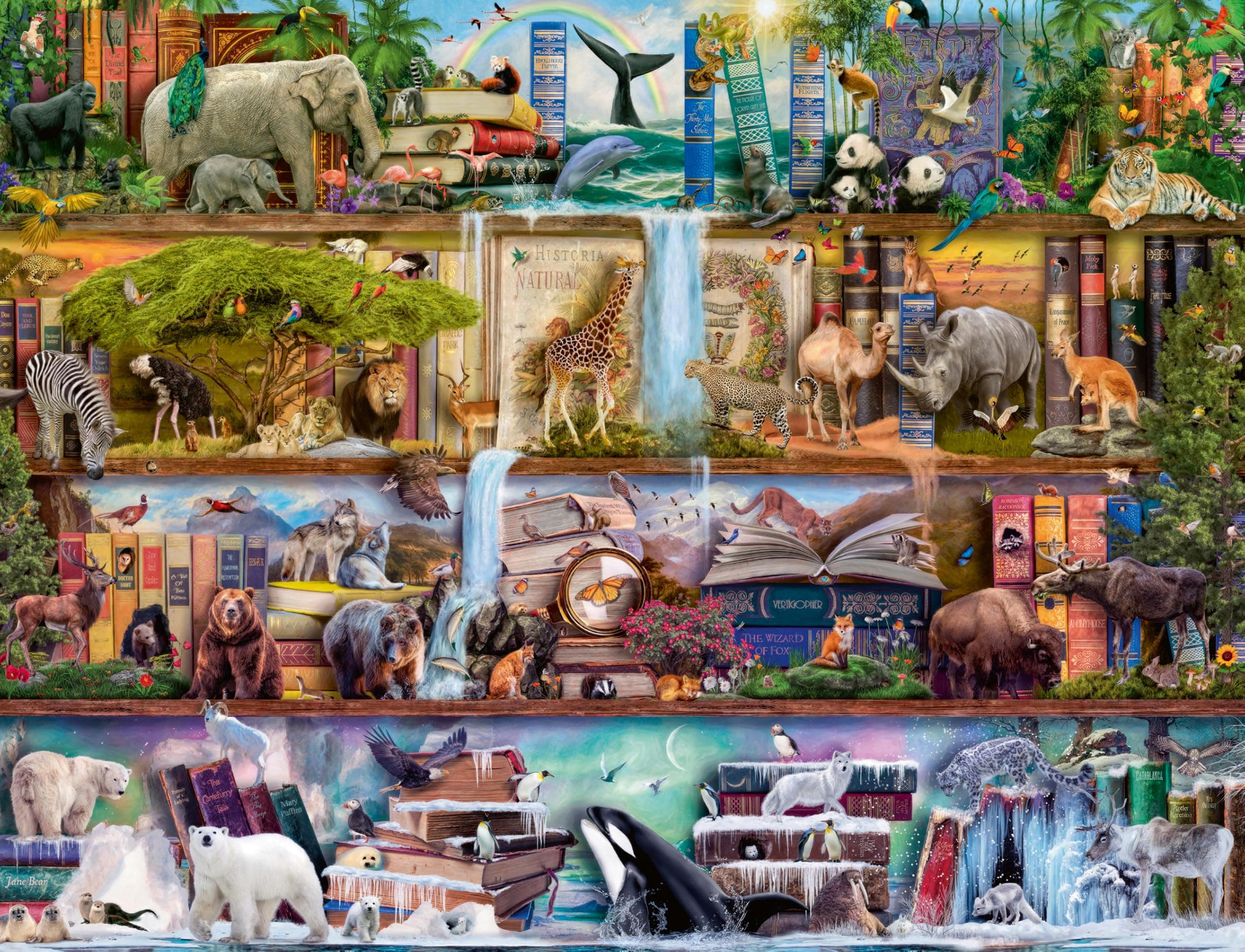 Пъзел Ravensburger 2000 ел. - Животинско царство