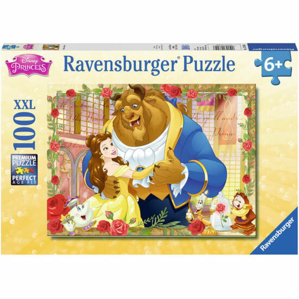 Пъзел Ravensburger 100 ел. XXL - Красавицата и звяра