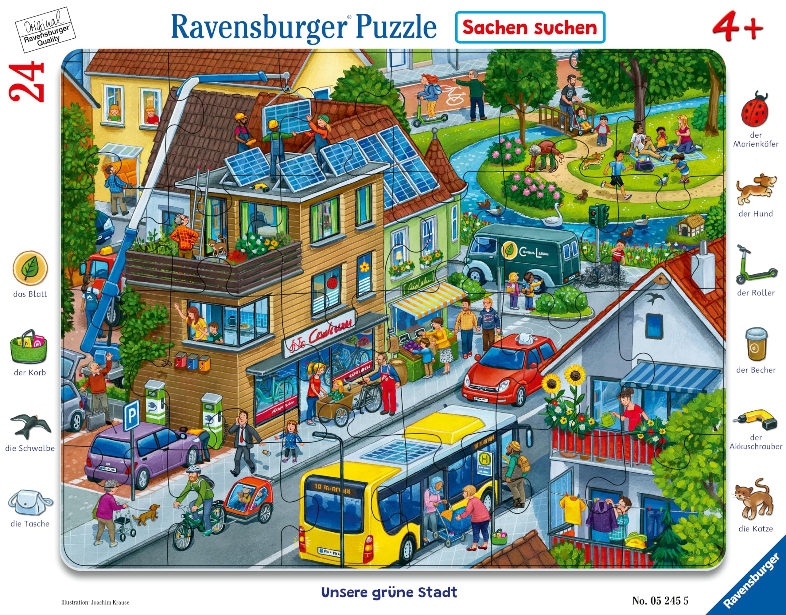 Пъзел Ravensburger 24 ел. - Нашият зелен град