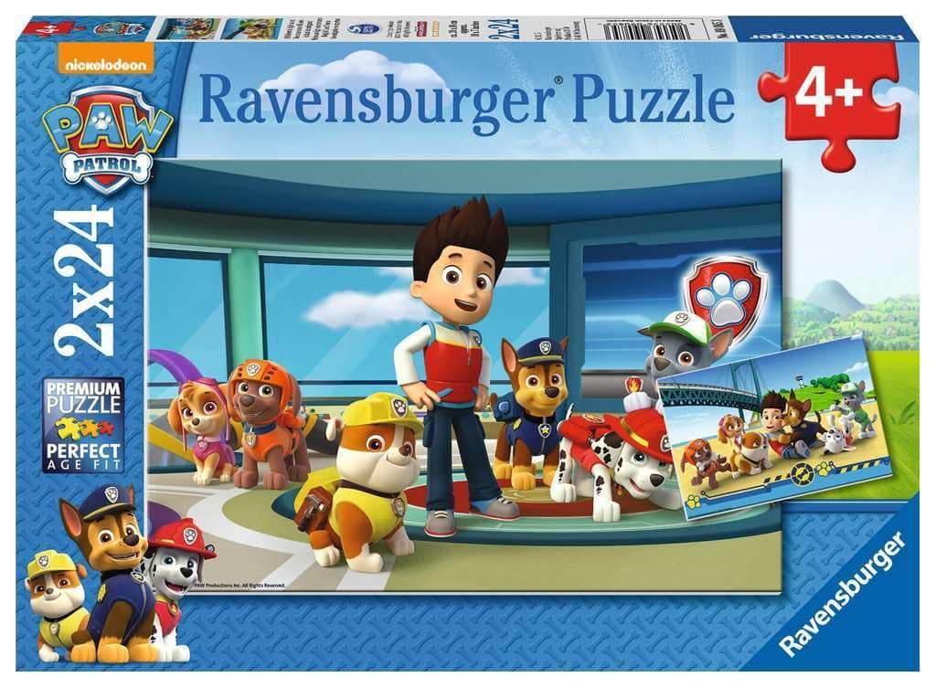 Пъзел Ravensburger 2x24 ел. - Пес патрул