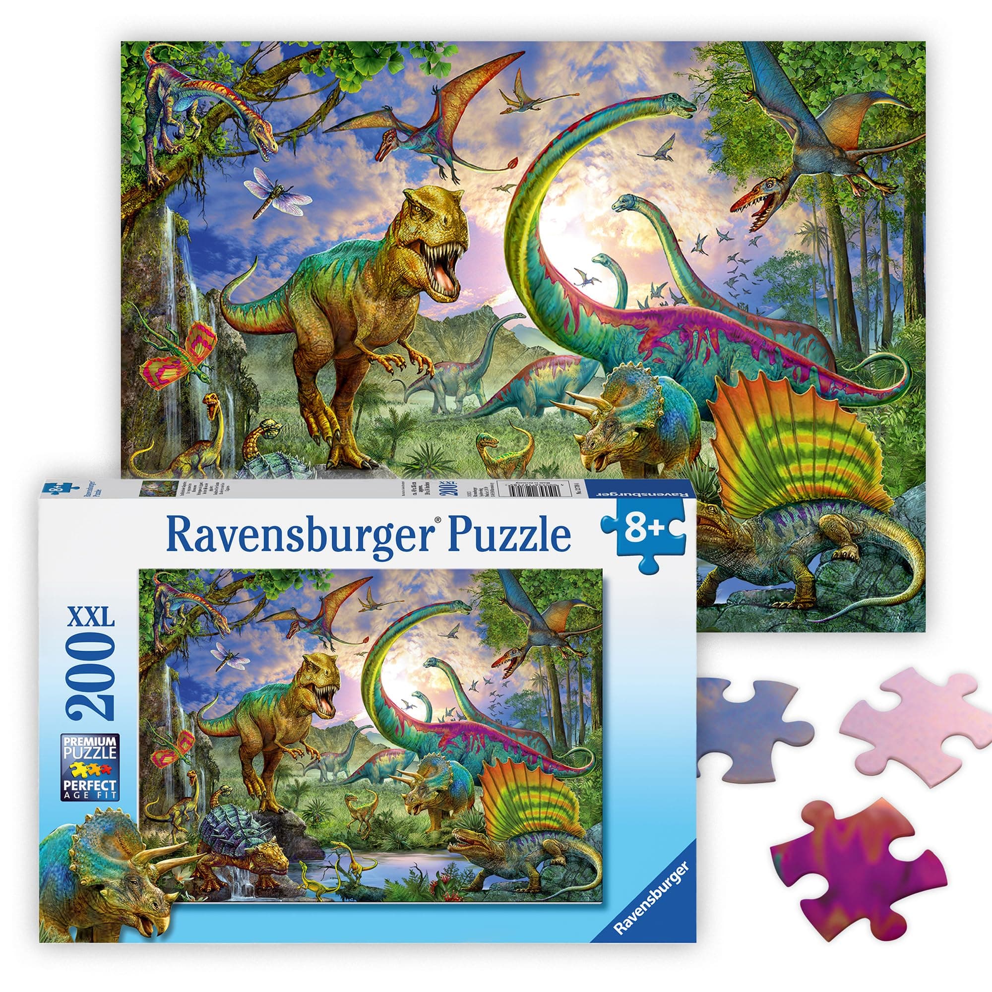 Пъзел Ravensburger 200 ел. XXL - Царството на гигантите