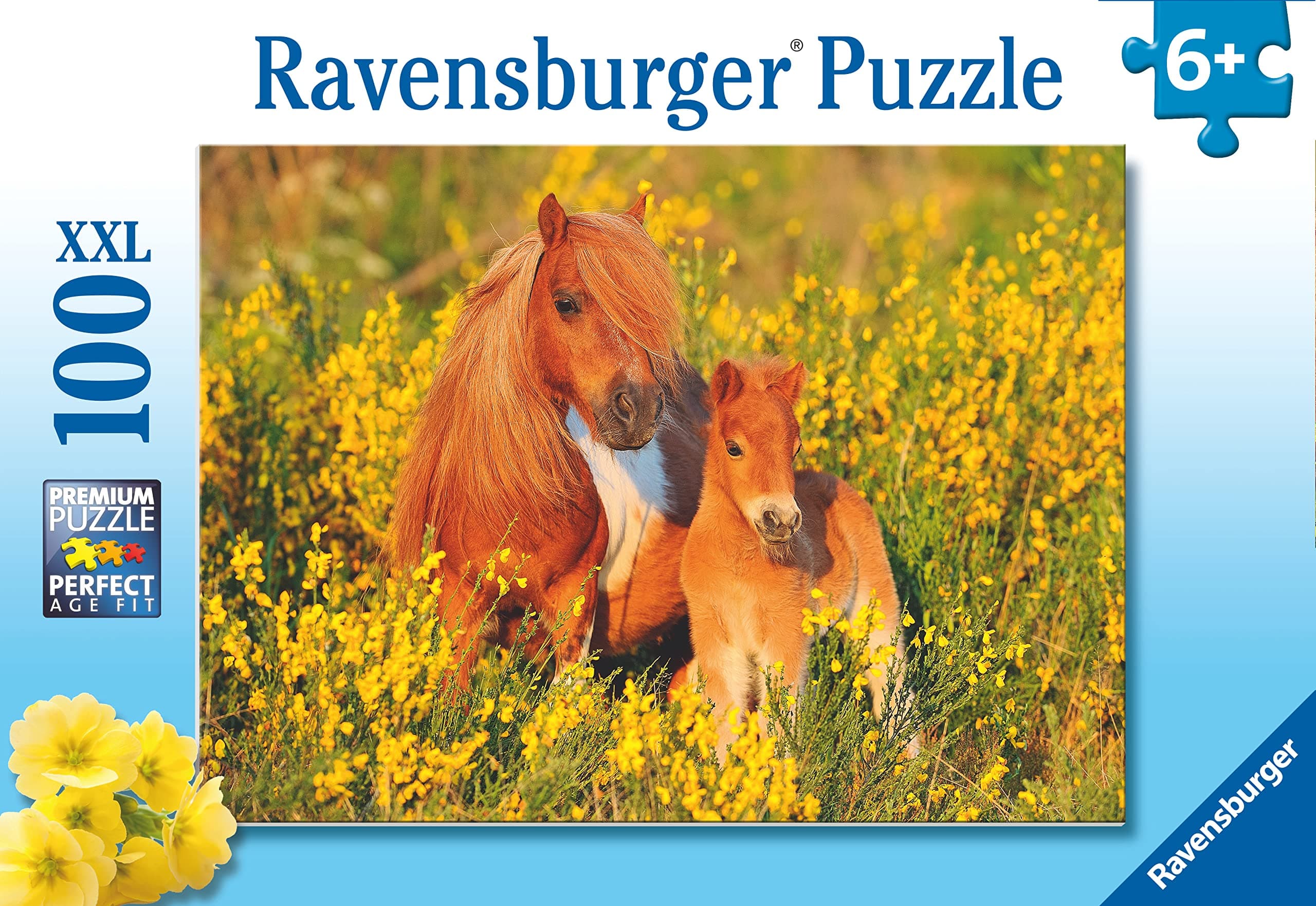 Пъзел Ravensburger 100 ел. XXL - Шетландско пони