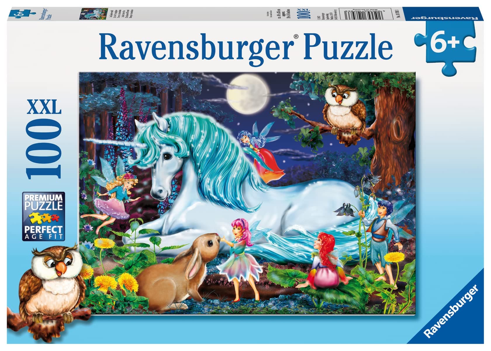 Пъзел Ravensburger 100 ел. XXL - Омагьосаната гора