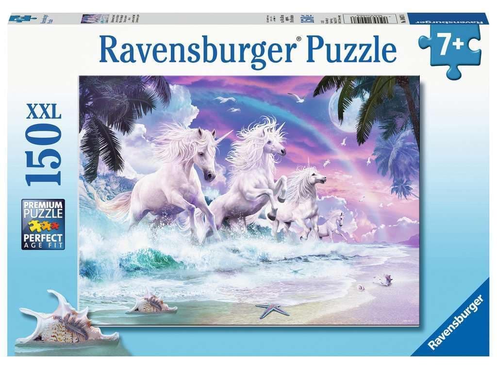 Пъзел Ravensburger 150 ел. XXL - Еднорози на плажа