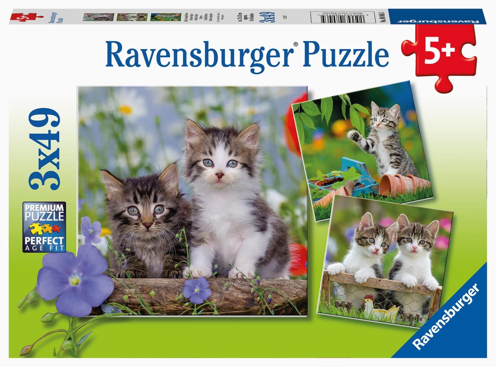 Пъзел Ravensburger 3x49 ел. - Котета