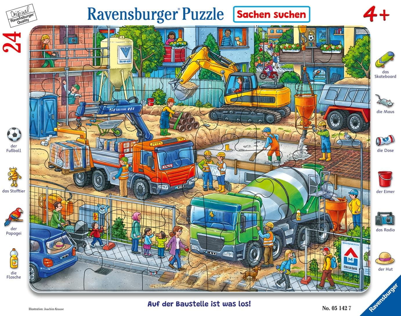 Пъзел Ravensburger 24 ел. - Строителна площадка